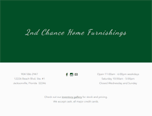 Tablet Screenshot of 2ndchancehomefurnishings.com